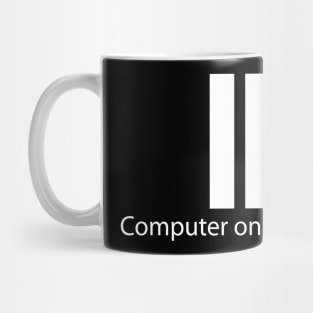 Computer on vacation Mug